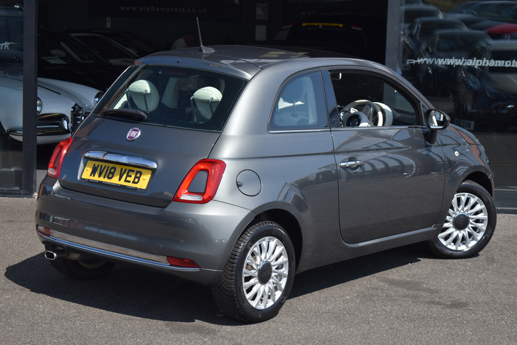 Fiat 500 1.2 Lounge Hatchback Euro 6 Ss Grey #4