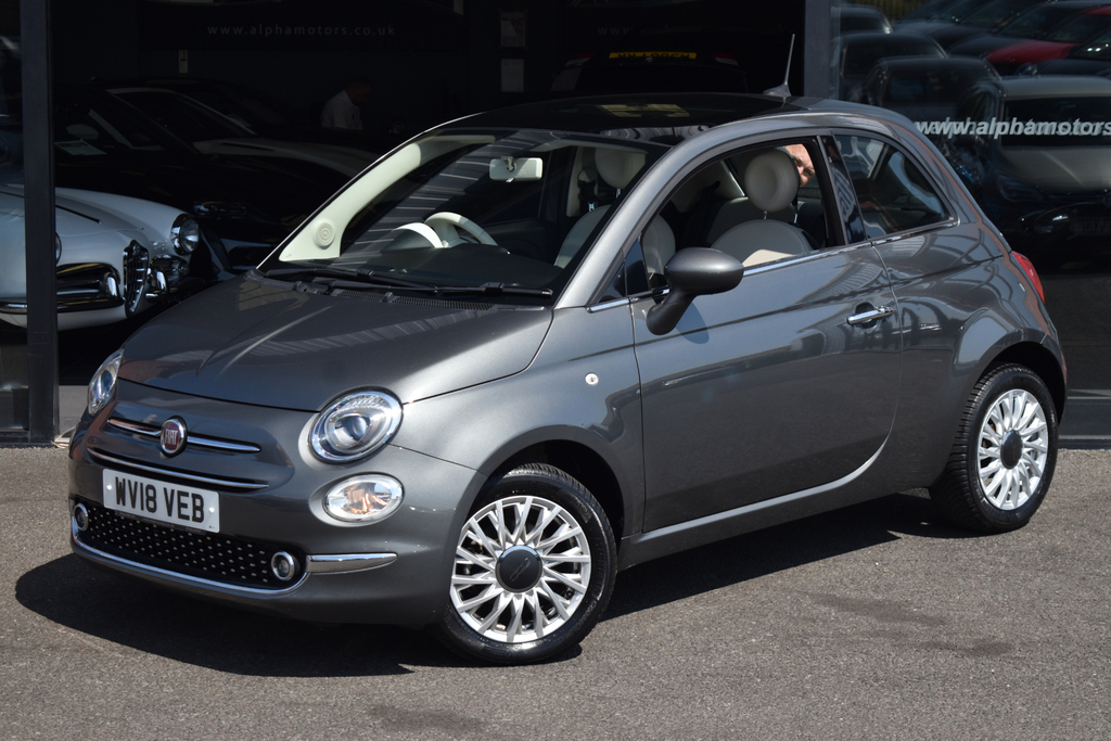 Fiat 500 1.2 Lounge Hatchback Euro 6 Ss Grey #3