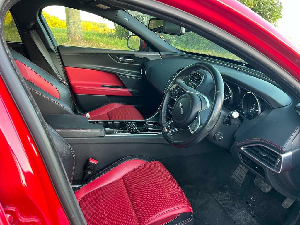 Jaguar XE 2.0D R-sport Awd Euro 6 Ss GJ66DWV Red #3