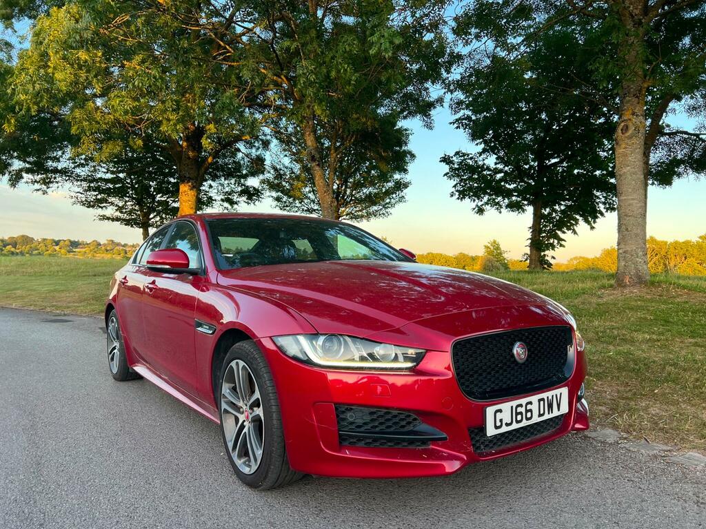 Jaguar XE 2.0D R-sport Awd Euro 6 Ss GJ66DWV Red #4