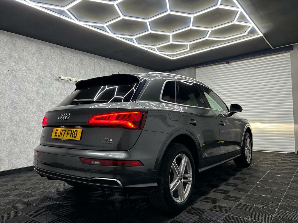Audi Q5 2.0 Tdi S Line S Tronic Quattro Euro 6 Ss EJ17FHO Grey #2