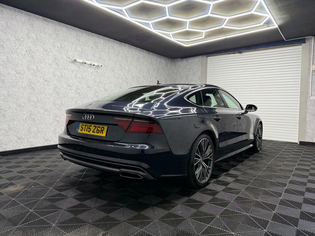 Audi A7 3.0 Tdi V6 Ultra S Line Sportback S Tronic Euro 6 ST15ZGR Blue #4