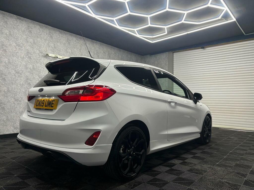 Ford Fiesta 1.0T Ecoboost St-line Euro 6 Ss CK19UME White #2