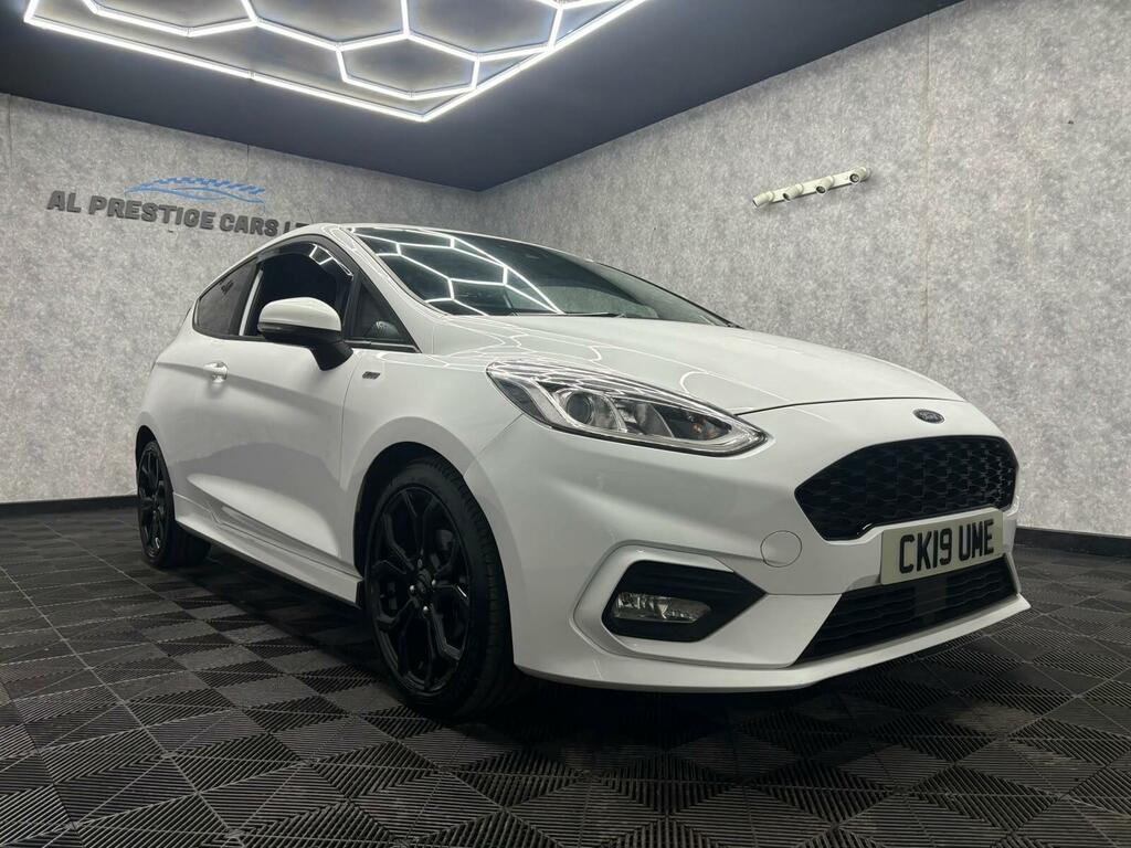 Ford Fiesta 1.0T Ecoboost St-line Euro 6 Ss CK19UME White #3