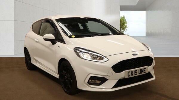 Ford Fiesta 1.0T Ecoboost St-line Euro 6 Ss White #4