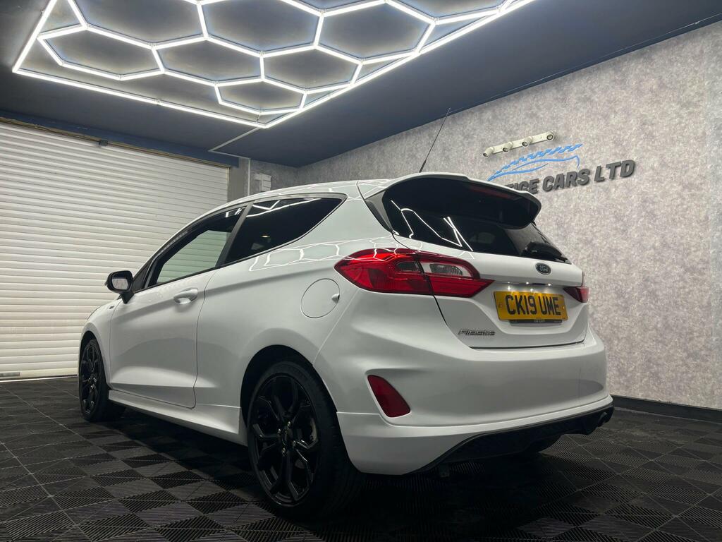 Ford Fiesta 1.0T Ecoboost St-line Euro 6 Ss CK19UME White #5