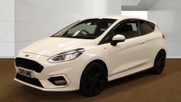 Ford Fiesta 1.0T Ecoboost St-line Euro 6 Ss White