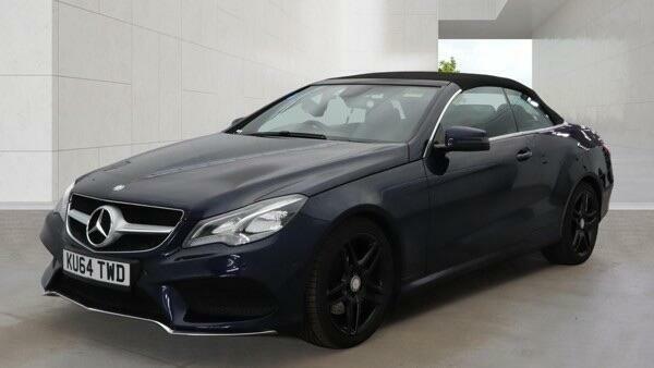 Mercedes-Benz E Class 3.0 E350d V6 Bluetec Amg Sport Cabriolet G-tronic Blue
