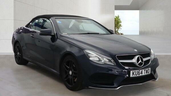 Mercedes-Benz E Class 3.0 E350d V6 Bluetec Amg Sport Cabriolet G-tronic KU64TWD Blue #3