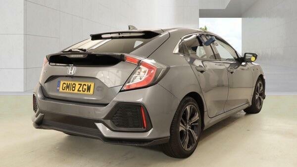 Honda Civic 1.0 Vtec Turbo Sr Cvt Euro 6 Ss GM18ZGW Grey #2