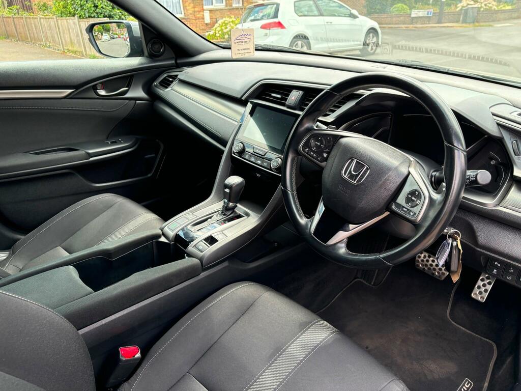 Honda Civic 1.0 Vtec Turbo Sr Cvt Euro 6 Ss GM18ZGW Grey #4