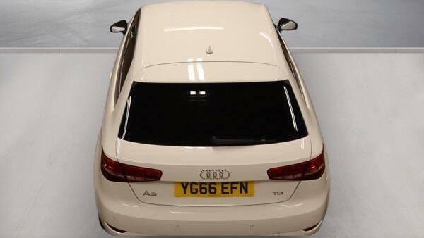 Audi A3 Sport YG66EFN White #6