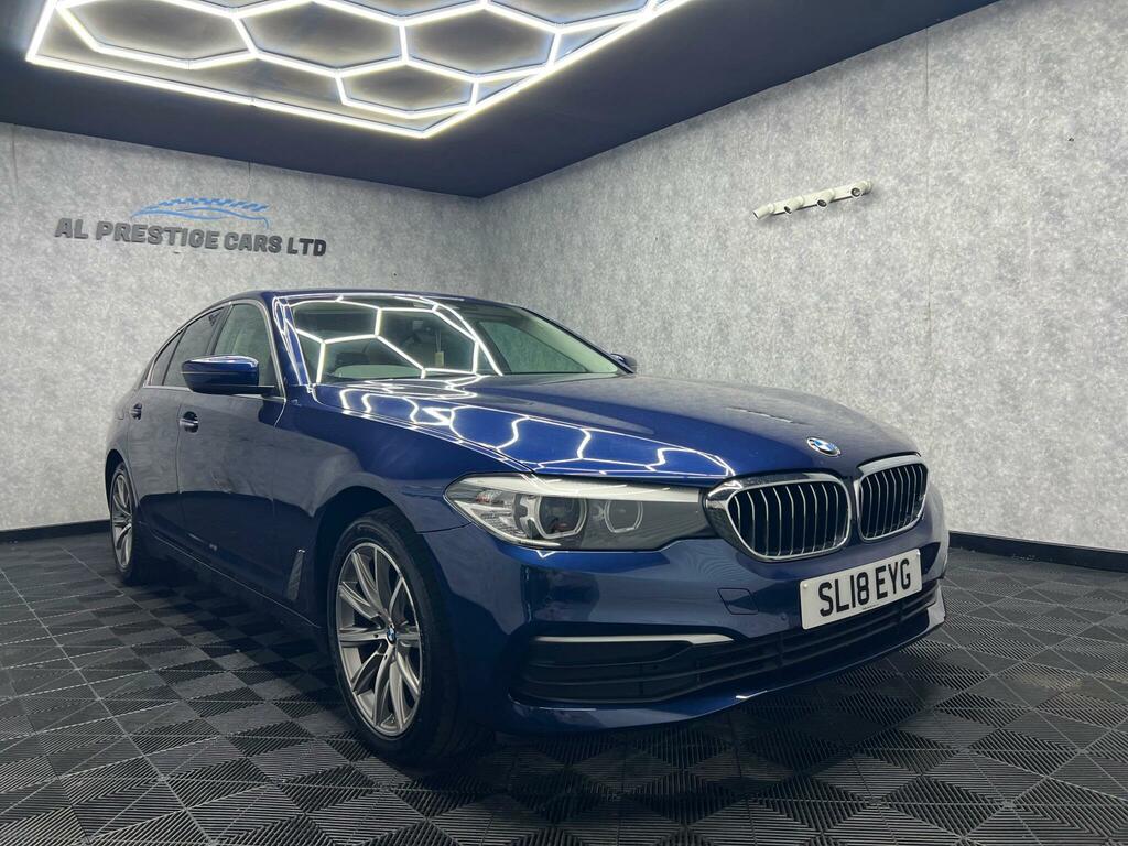 BMW 5 Series 2.0 520D Se Xdrive Euro 6 Ss SL18EYG Blue #2