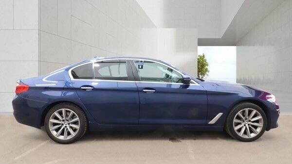 BMW 5 Series Se Blue #6