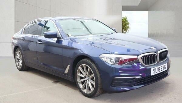 BMW 5 Series Se Blue #3