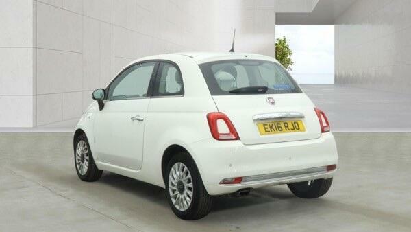 Fiat 500 Lounge White #4