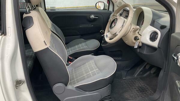 Fiat 500 1.2 Lounge Euro 6 Ss EK16RJO White #5