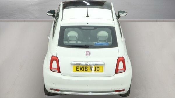 Fiat 500 Lounge White #6