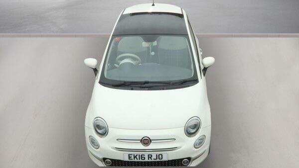 Fiat 500 Lounge White #5