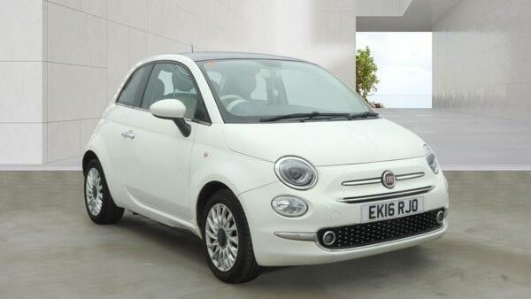 Fiat 500 Lounge White #3