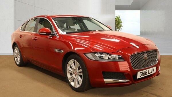 Jaguar XF Portfolio Red #4