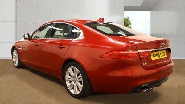 Jaguar XF Portfolio Red #6