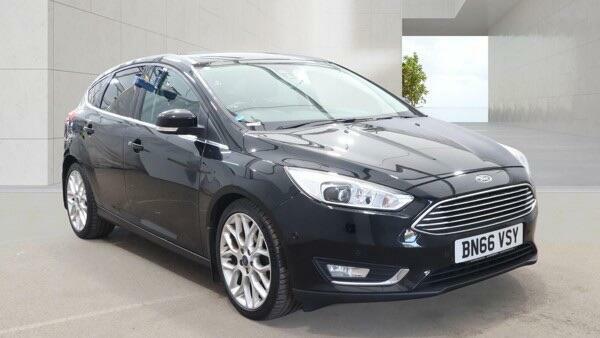 Ford Focus 1.0T Ecoboost Titanium X Euro 6 Ss BN66VSY Black #4
