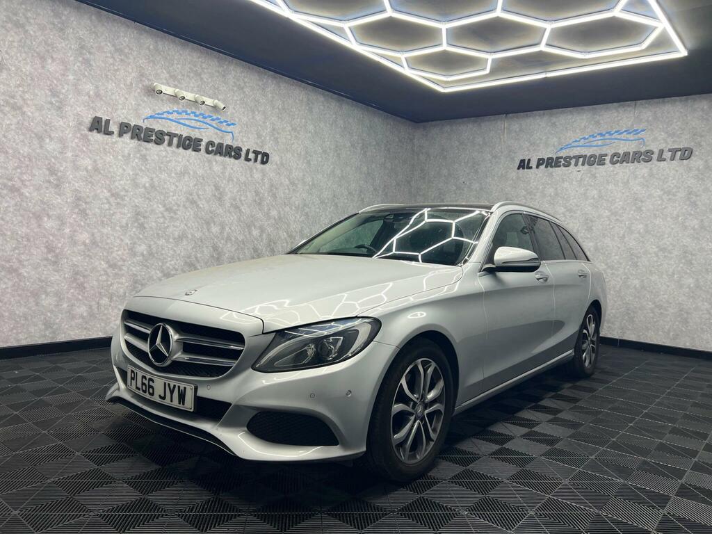 Mercedes-Benz C Class 2.0 C200 Sport Premium G-tronic Euro 6 Ss PL66JYW Silver