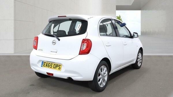 Nissan Micra 1.2 Acenta Cvt Euro 5 White #2