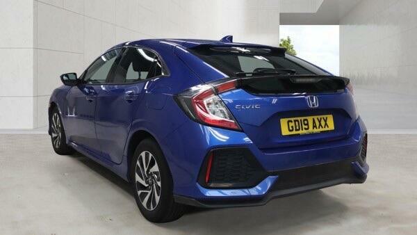 Honda Civic Se Blue #4