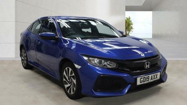 Honda Civic Se Blue #3