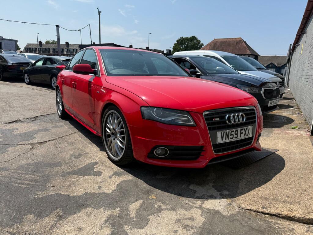 Audi A4 Executive S Line Red