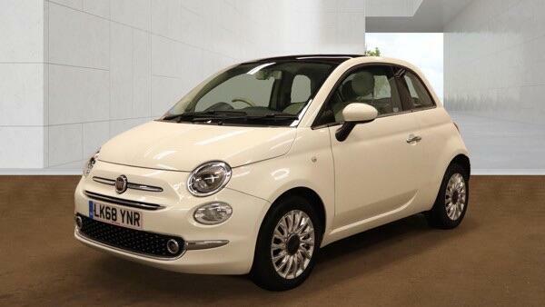 Fiat 500 1.2 Lounge Euro 6 Ss White