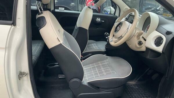 Fiat 500 1.2 Lounge Euro 6 Ss White #6