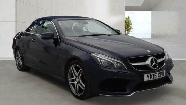 Mercedes-Benz E Class 3.0 E350d V6 Bluetec Amg Line Premium Cabriolet Blue #8