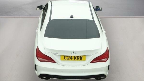 Mercedes-Benz CLA Class Saloon White #9
