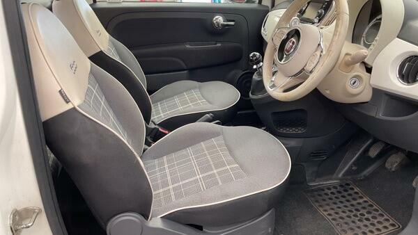 Fiat 500 Lounge White #6