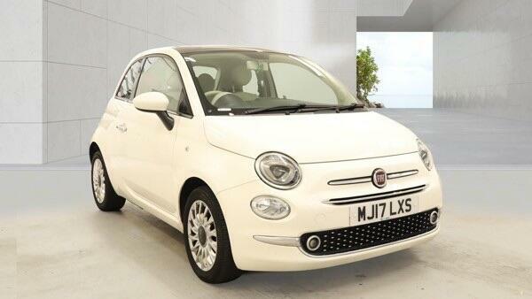 Fiat 500 Lounge White #3
