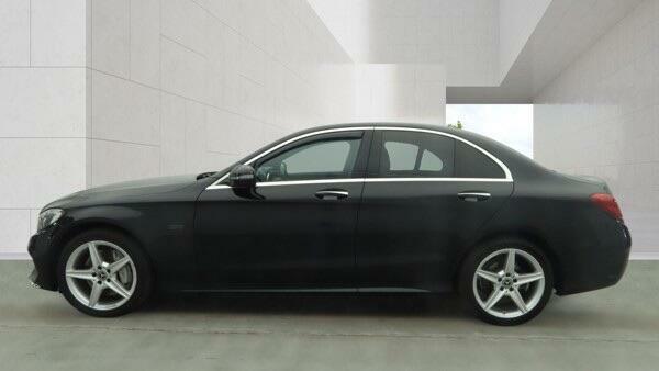 Mercedes-Benz C Class Amg Line Black #5
