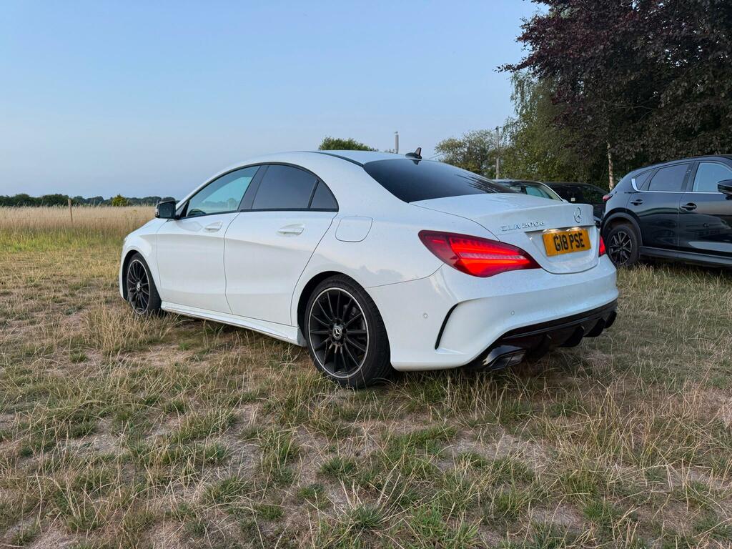 Mercedes-Benz CLA Class Amg Line White #4