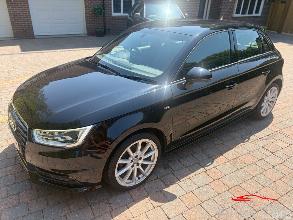 Audi A1 1.4 Tfsi S Line Sportback S Tronic Euro Black #3