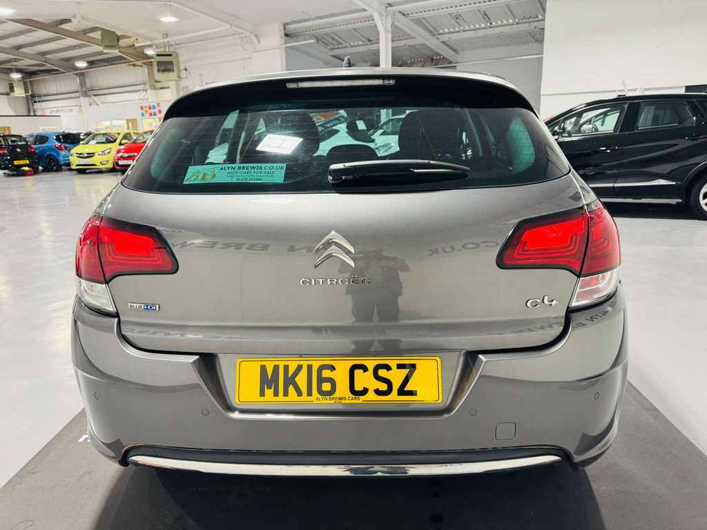 Citroen C4 Hatchback 1.6 Bluehdi Flair Euro 6 Ss 2016 Black #12