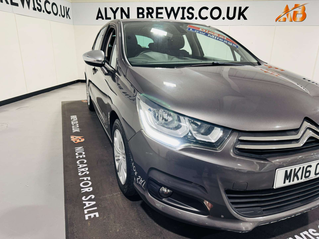 Citroen C4 Hatchback 1.6 Bluehdi Flair Euro 6 Ss 2016 Black #7