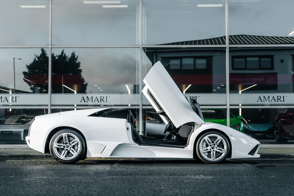 Lamborghini Murcielago Lp640 Roadster White #5