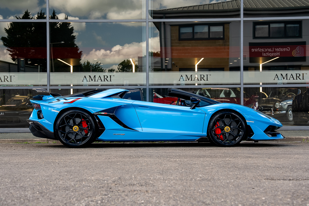 Lamborghini Aventador Svj Roadster Lp 770-4 Blue #2