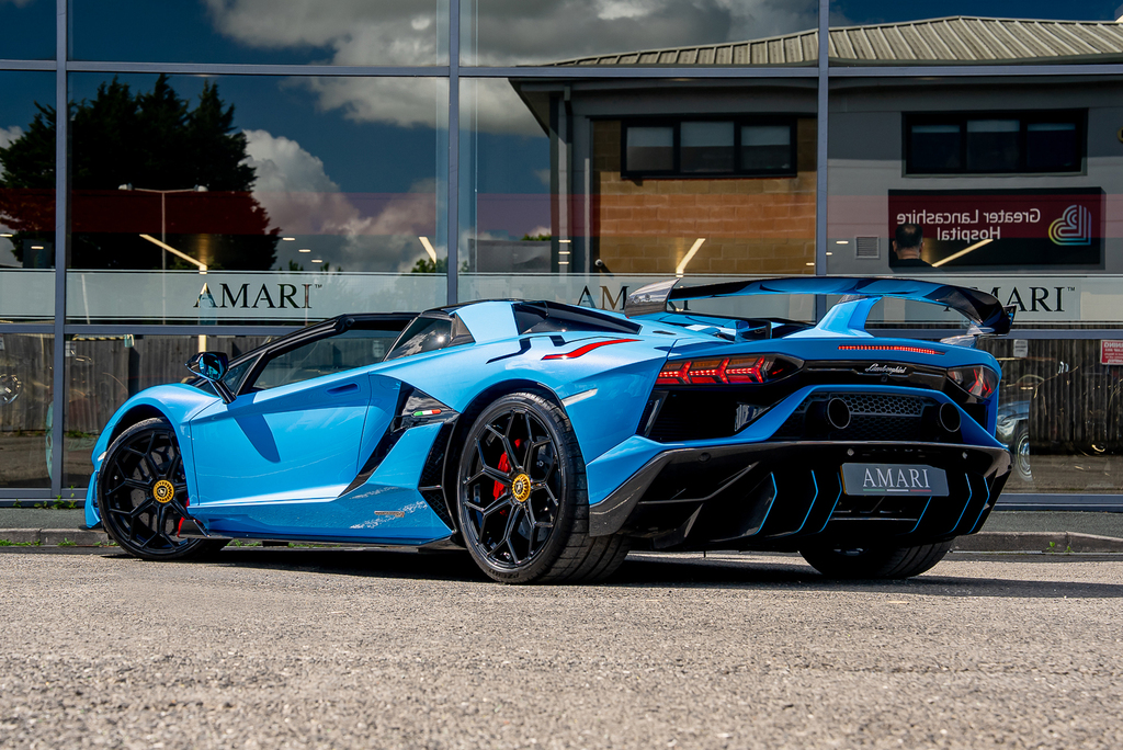 Lamborghini Aventador Svj Roadster Lp 770-4 Blue #3