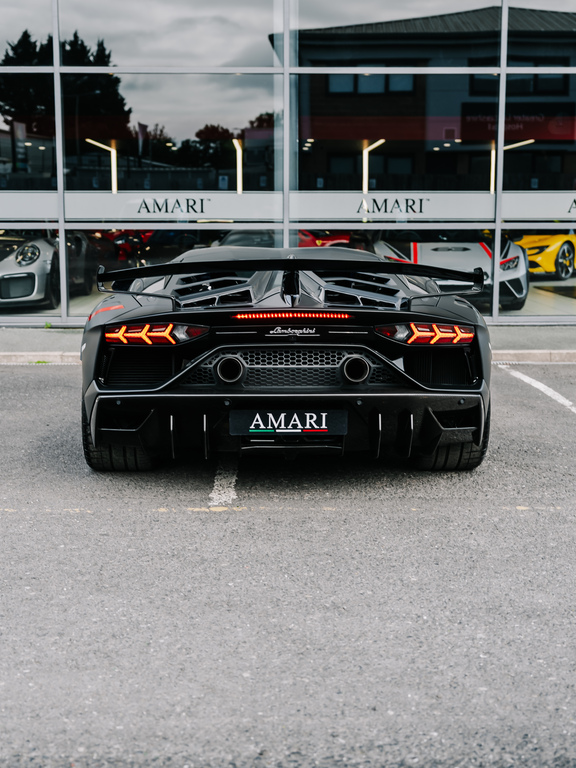 Lamborghini Aventador Svj Black #47