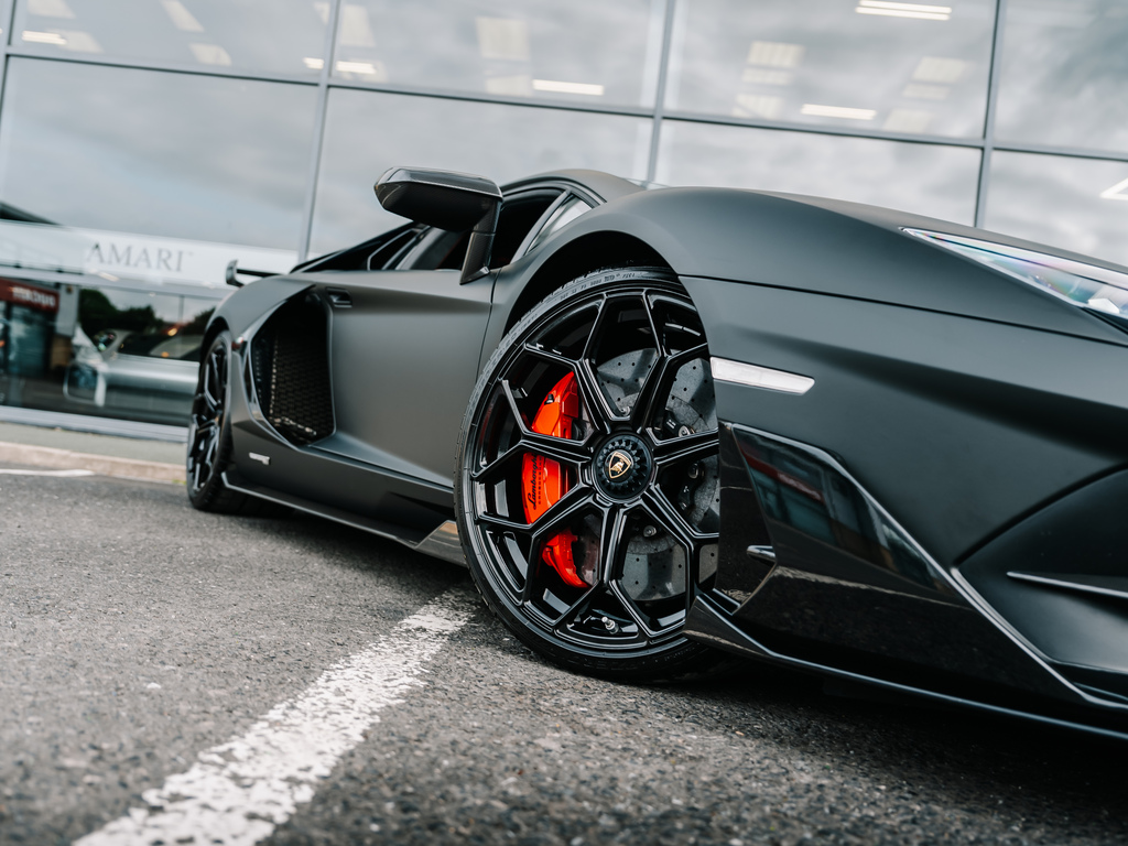 Lamborghini Aventador Svj Black #45