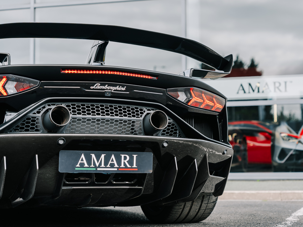 Lamborghini Aventador Svj Black #48