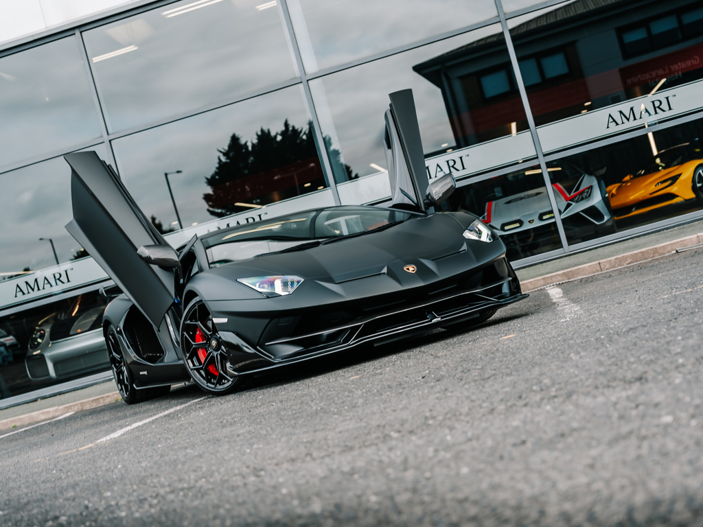 Lamborghini Aventador Svj Black #10